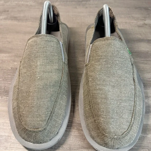 Sanuk Vagabond Men's Gray Loafers size 9 EUC - Picture 9 of 11